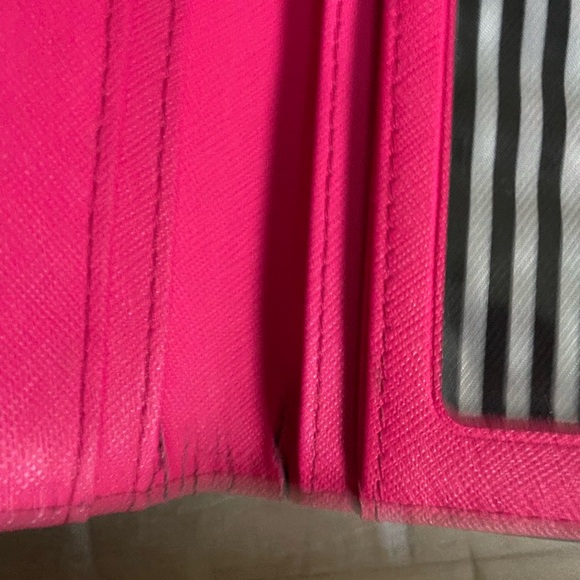 Kate Spade REHAB Wallet Fuschia Hot Pink - Picture 5 of 5